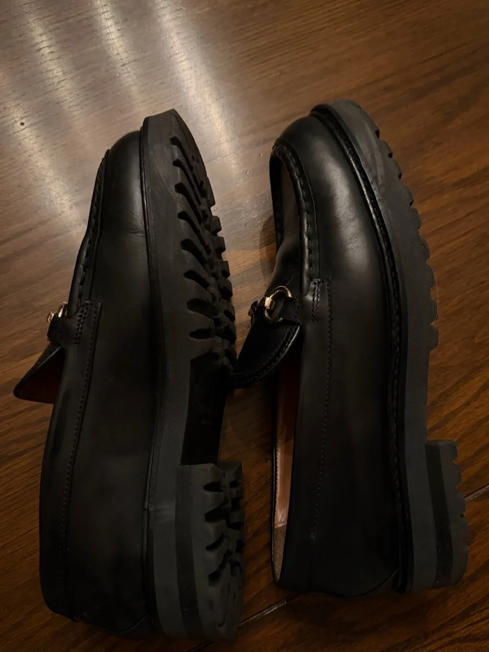 Scarosso black leather